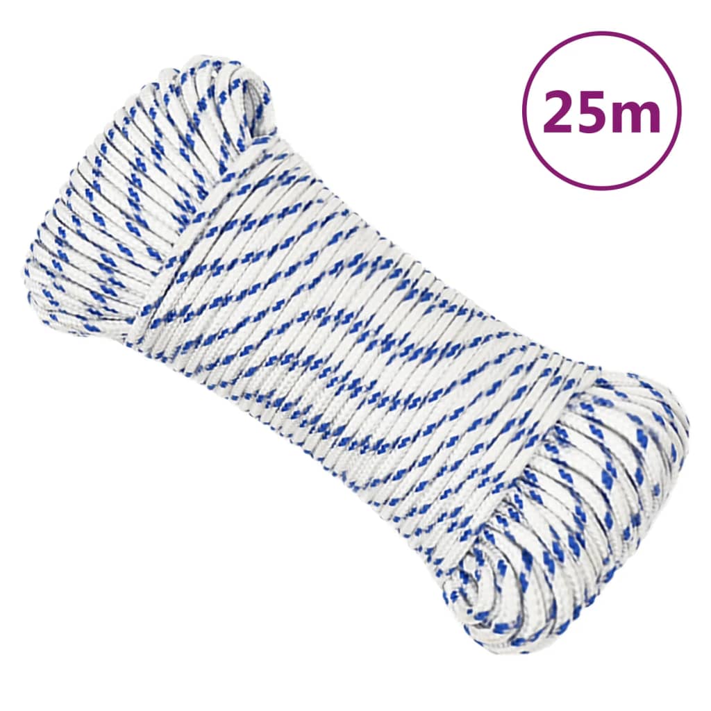 Brodski konop bijeli 5 mm 25 m od polipropilena