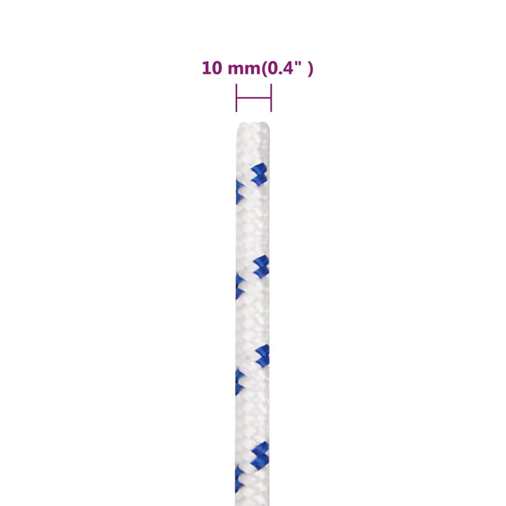 Brodski konop bijeli 10 mm 25 m od polipropilena