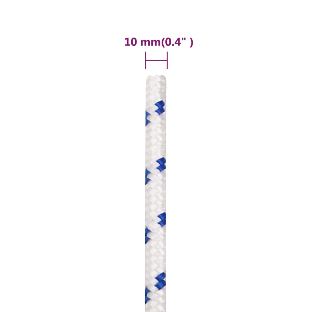 Brodski konop bijeli 10 mm 100 m od polipropilena