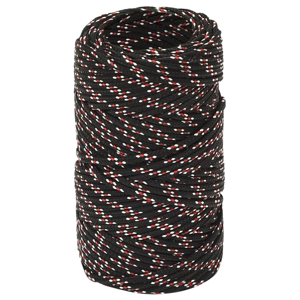 Brodski konop crni 2 mm 25 m od polipropilena