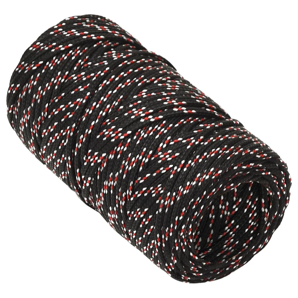 Brodski konop crni 2 mm 25 m od polipropilena