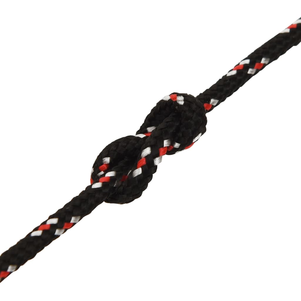 Brodski konop crni 3 mm 50 m od polipropilena