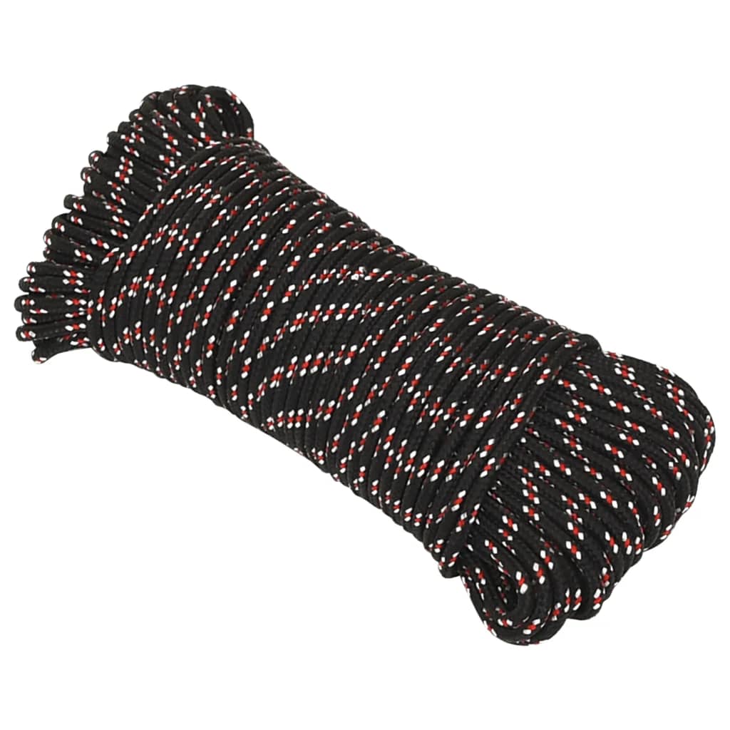 Brodski konop crni 4 mm 50 m od polipropilena