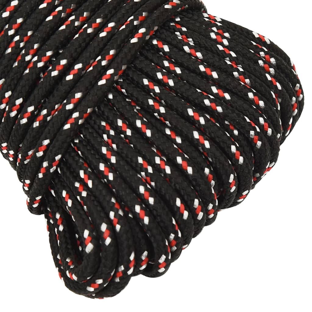 Brodski konop crni 4 mm 100 m od polipropilena