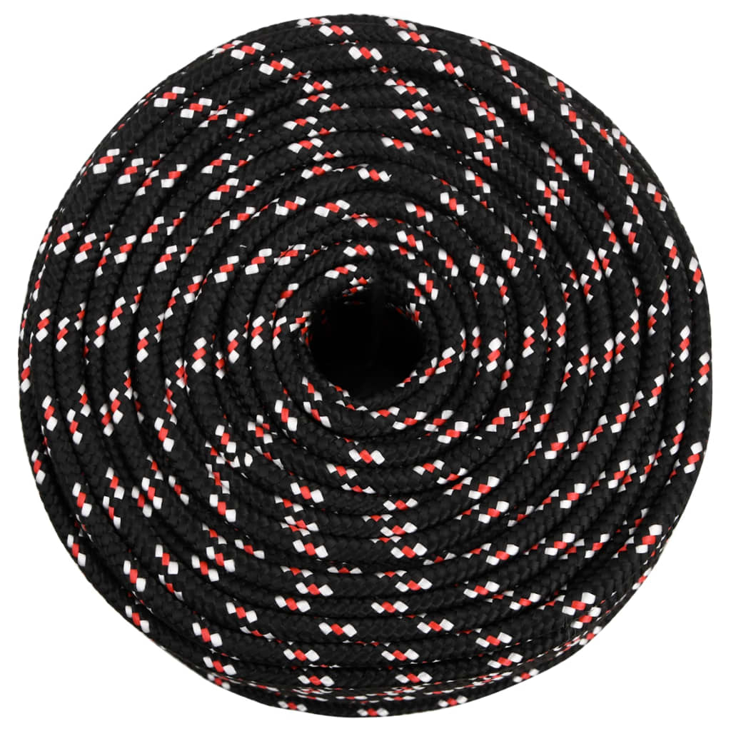 Brodski konop crni 8 mm 250 m od polipropilena