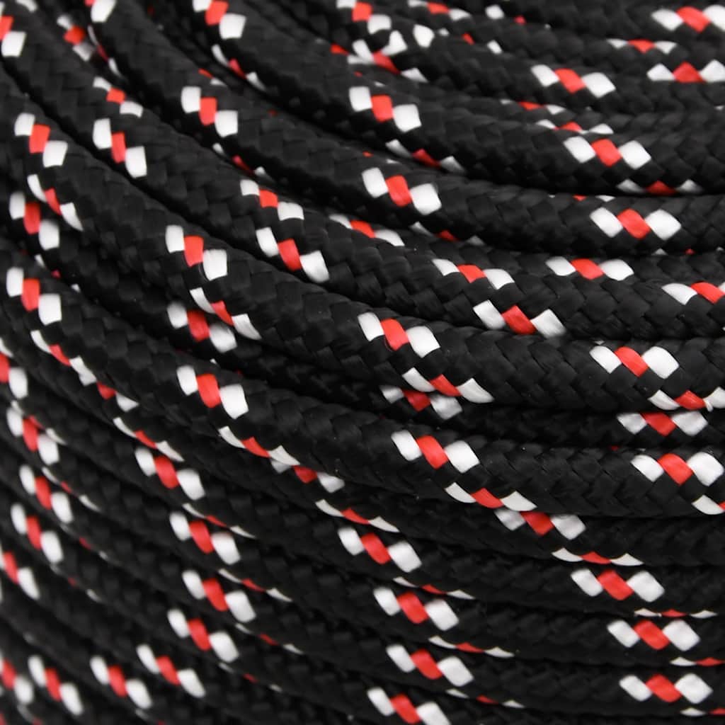 Brodski konop crni 10 mm 500 m od polipropilena