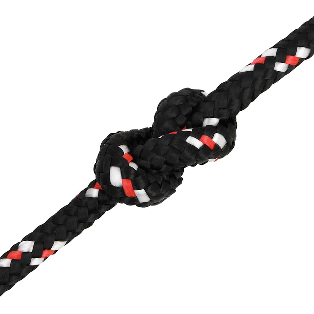 Brodski konop crni 10 mm 500 m od polipropilena