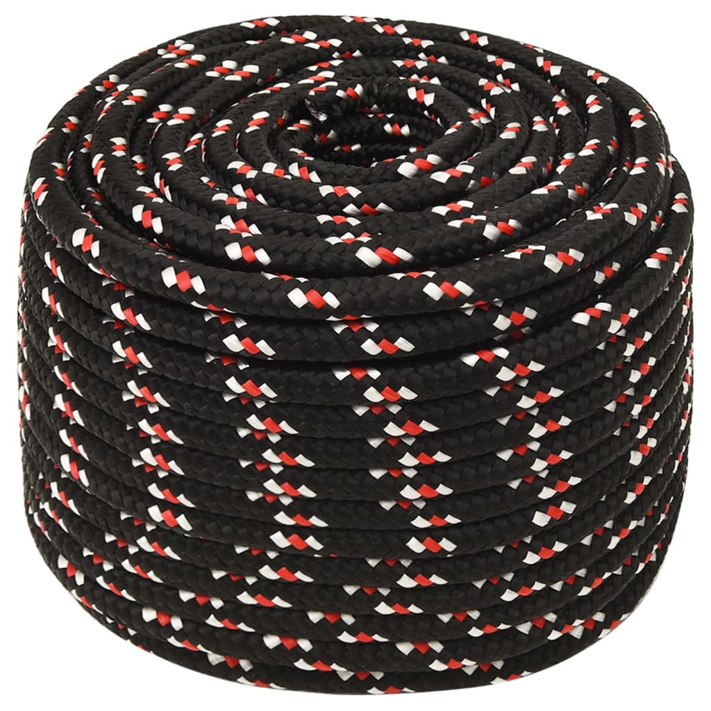Brodski konop crni 12 mm 25 m od polipropilena