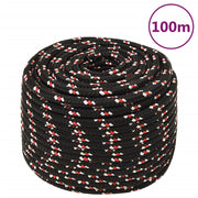 Brodski konop crni 12 mm 100 m od polipropilena