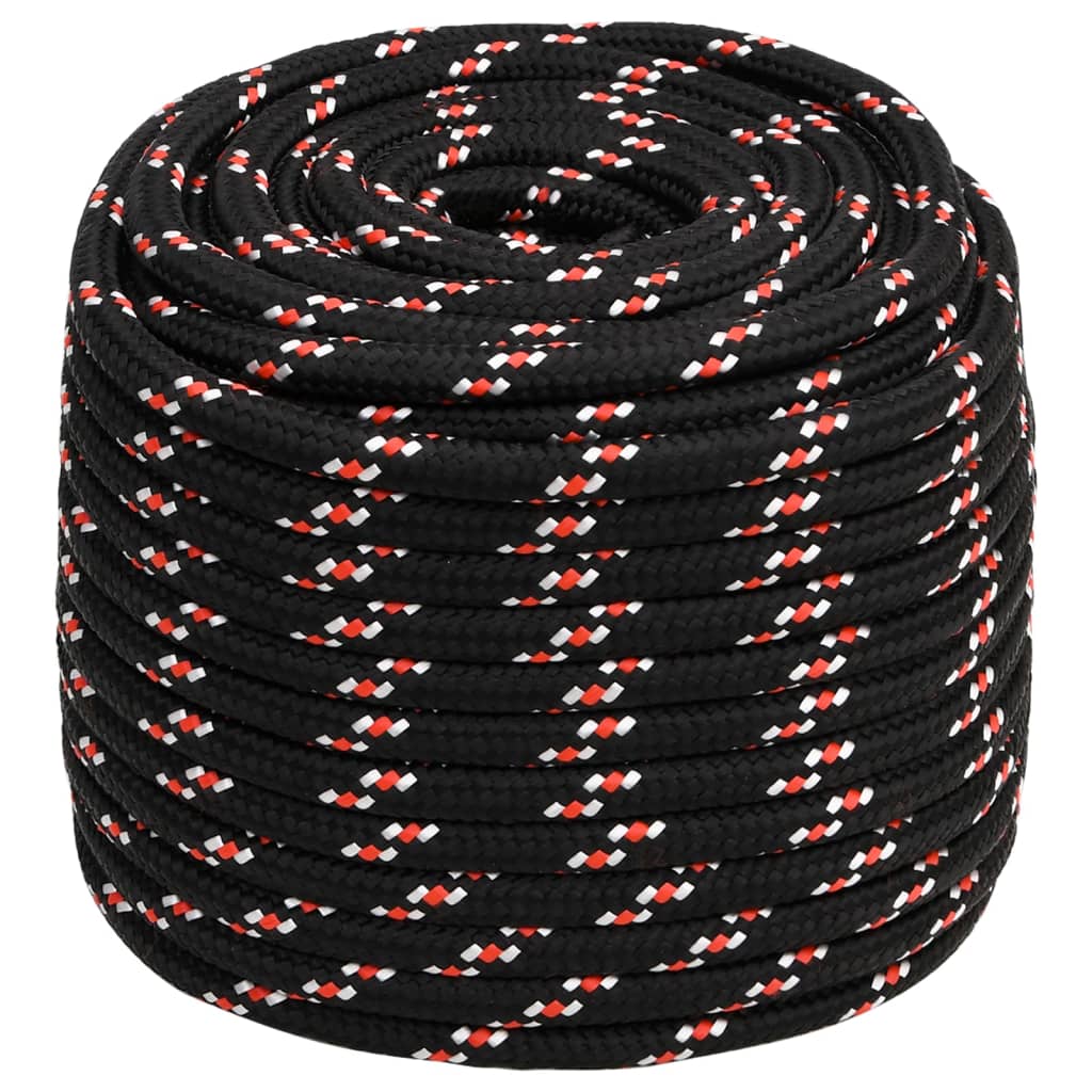 Brodski konop crni 18 mm 25 m od polipropilena