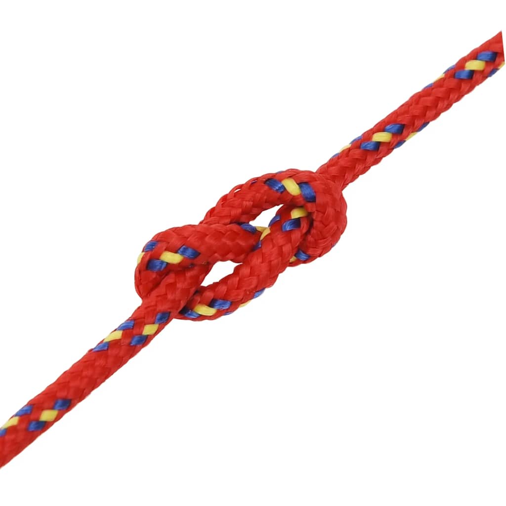 Brodski konop crveni 5 mm 50 m od polipropilena