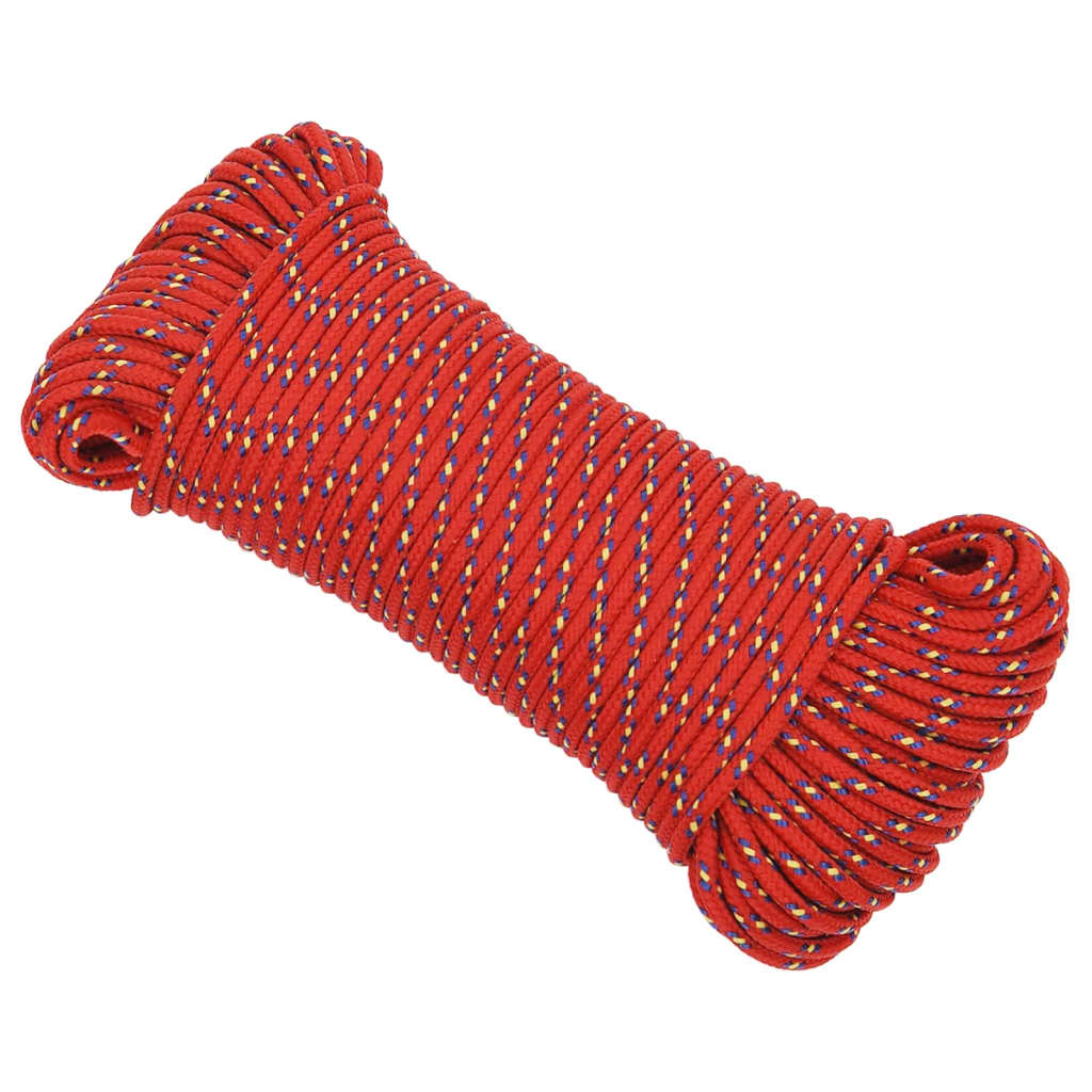 Brodski konop crveni 5 mm 250 m od polipropilena