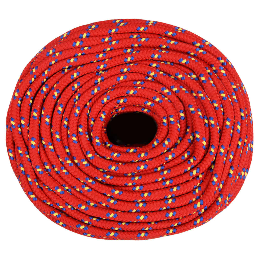Brodski konop crveni 6 mm 50 m od polipropilena