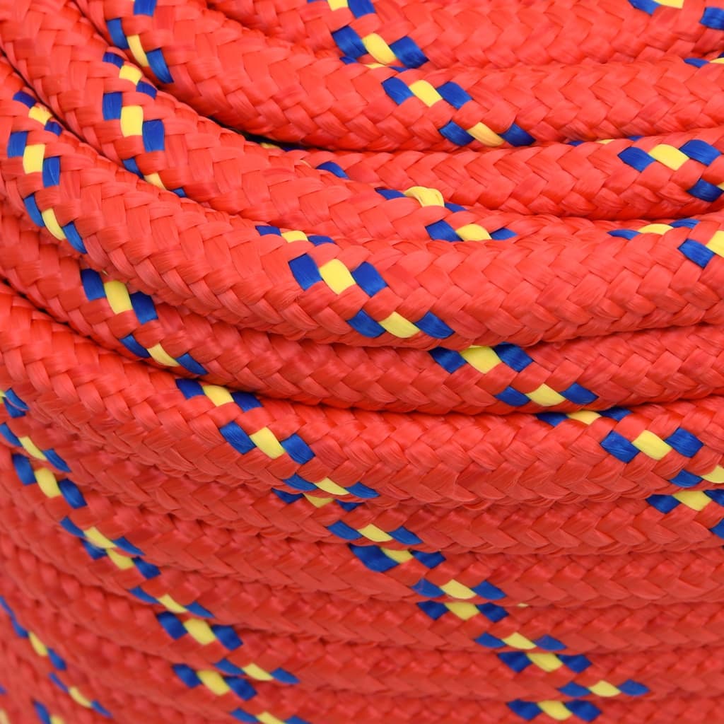 Brodski konop crveni 16 mm 25 m od polipropilena