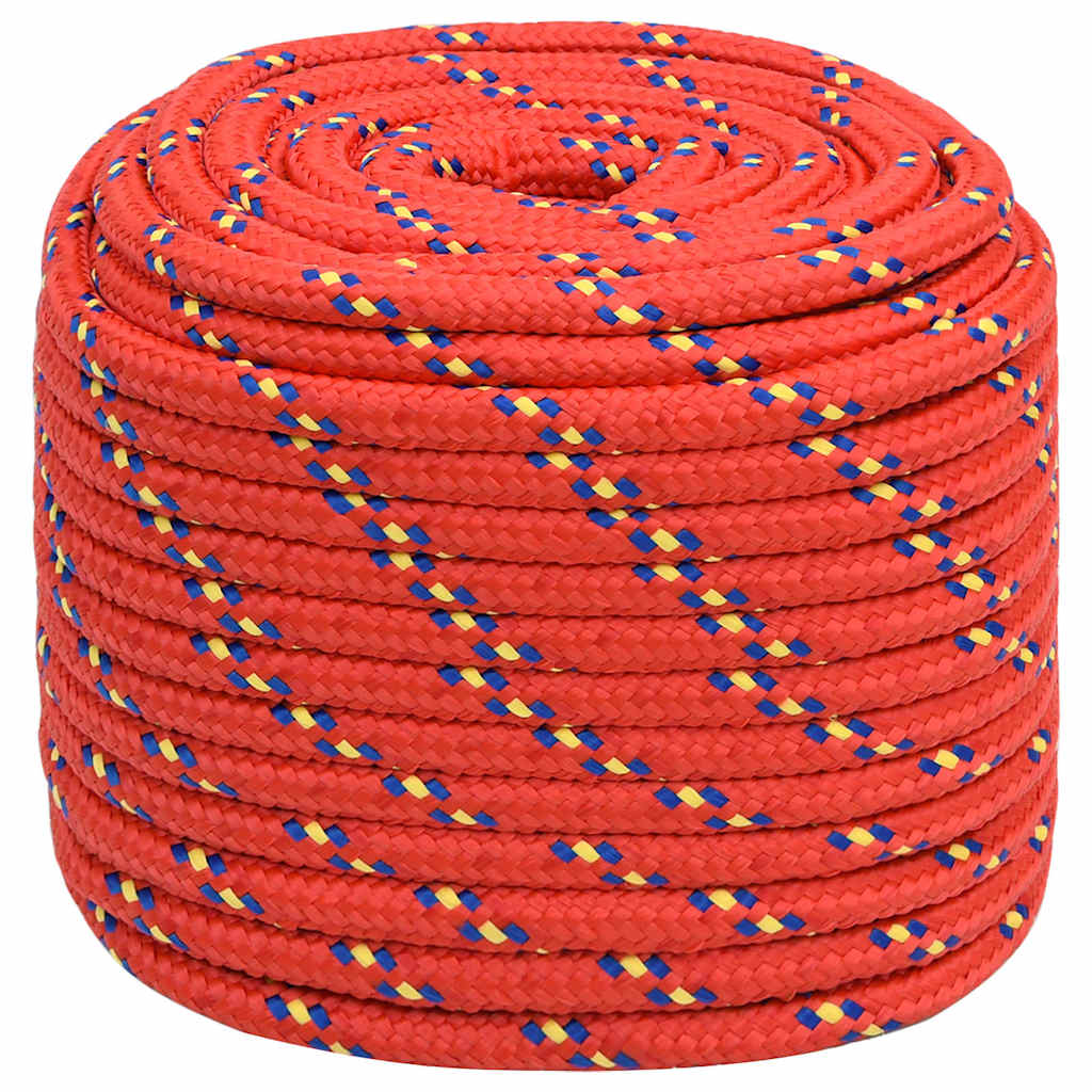 Brodski konop crveni 16 mm 100 m od polipropilena