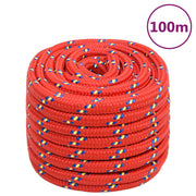 Brodski konop crveni 20 mm 100 m od polipropilena