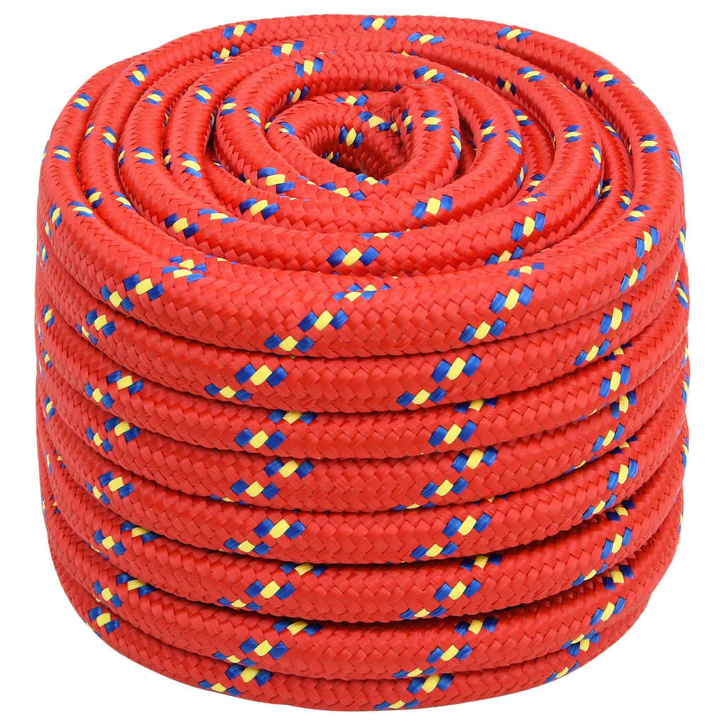 Brodski konop crveni 20 mm 100 m od polipropilena