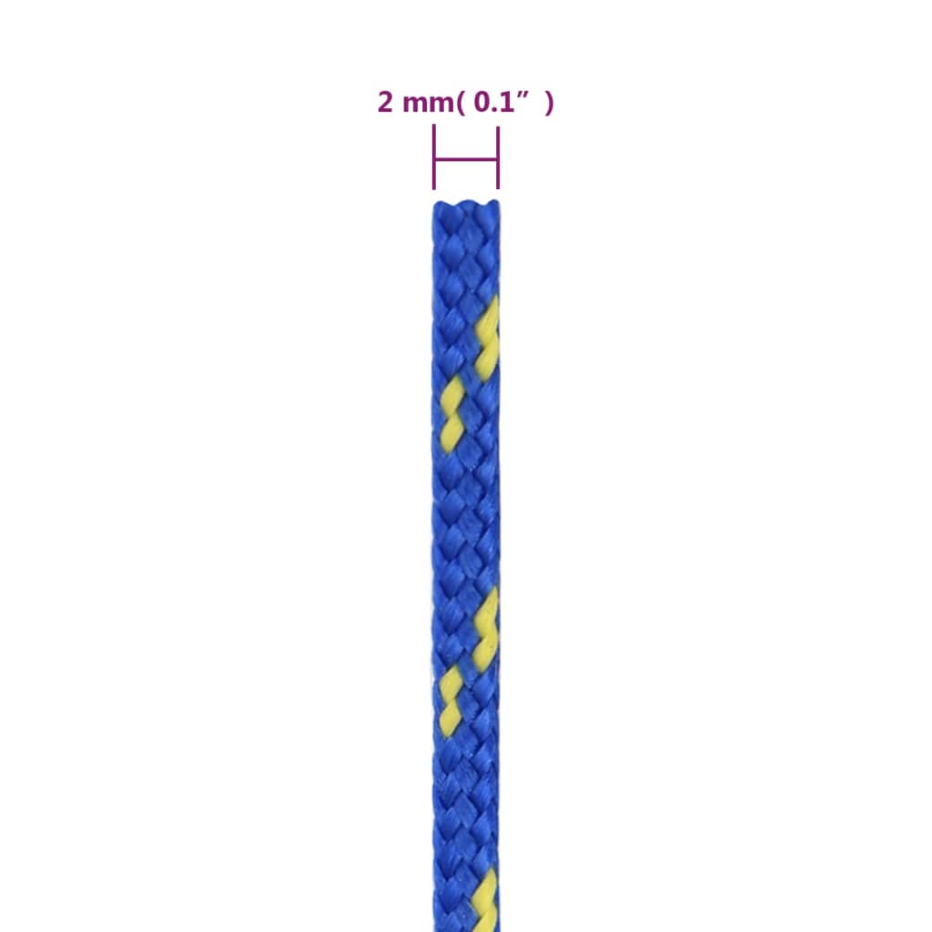 Brodski konop plavi 2 mm 500 m od polipropilena