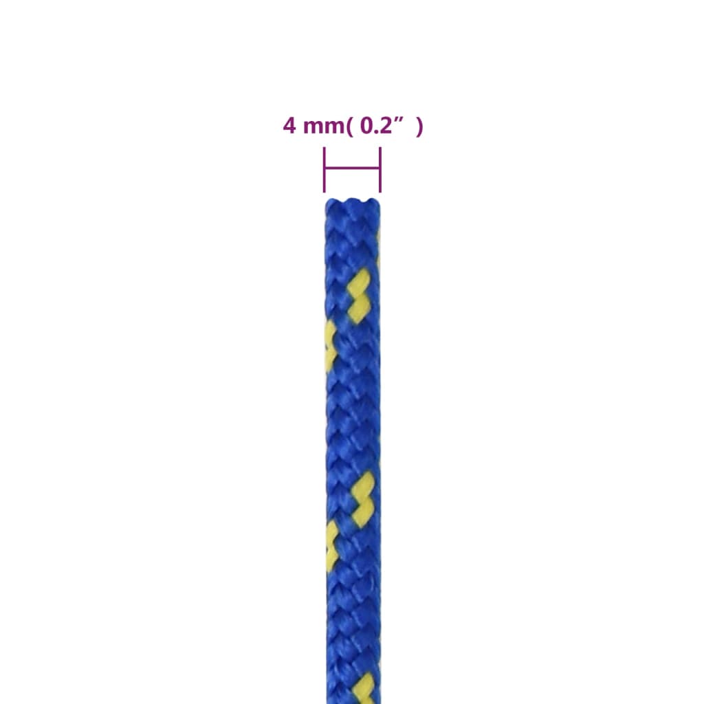 Brodski konop plavi 4 mm 100 m od polipropilena