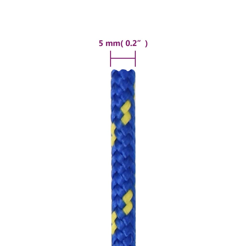 Brodski konop plavi 5 mm 50 m od polipropilena
