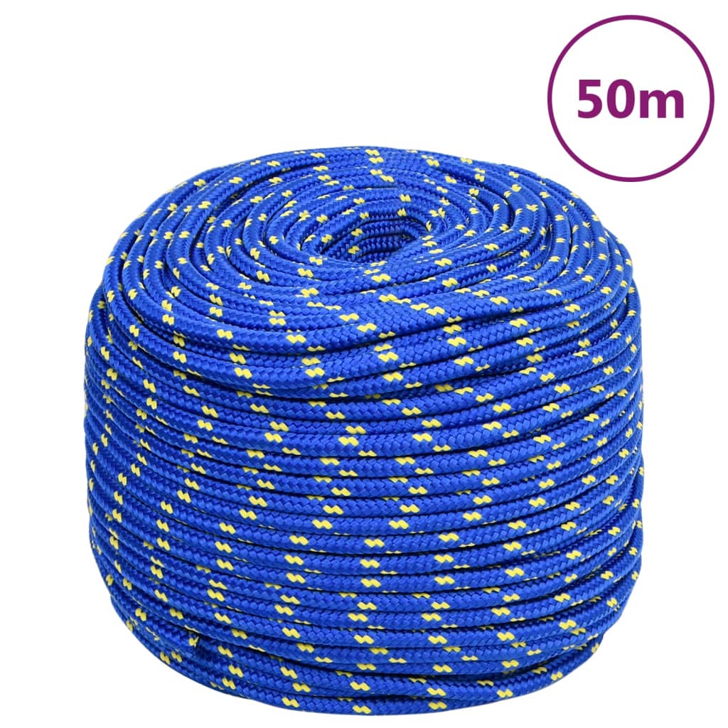 Brodski konop plavi 6 mm 50 m od polipropilena