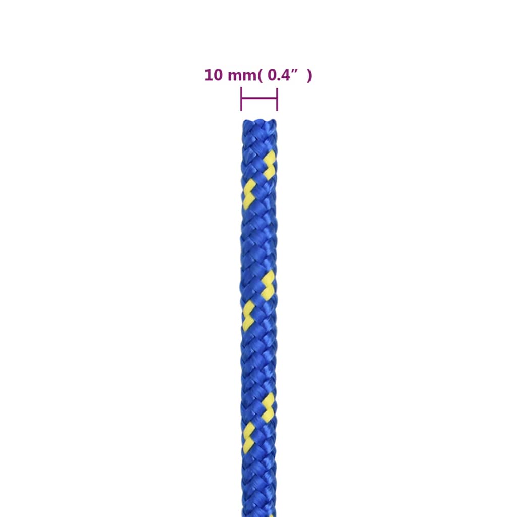 Brodski konop plavi 10 mm 25 m od polipropilena