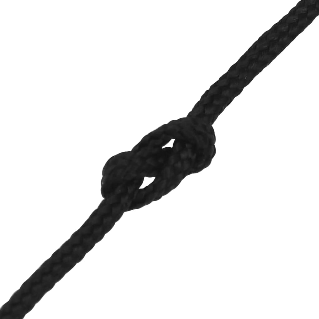 Brodski konop tamnocrni 4 mm 25 m od polipropilena