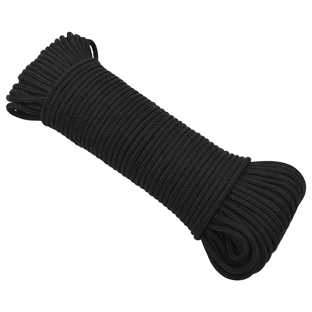 Brodski konop tamnocrni 5 mm 50 m od polipropilena