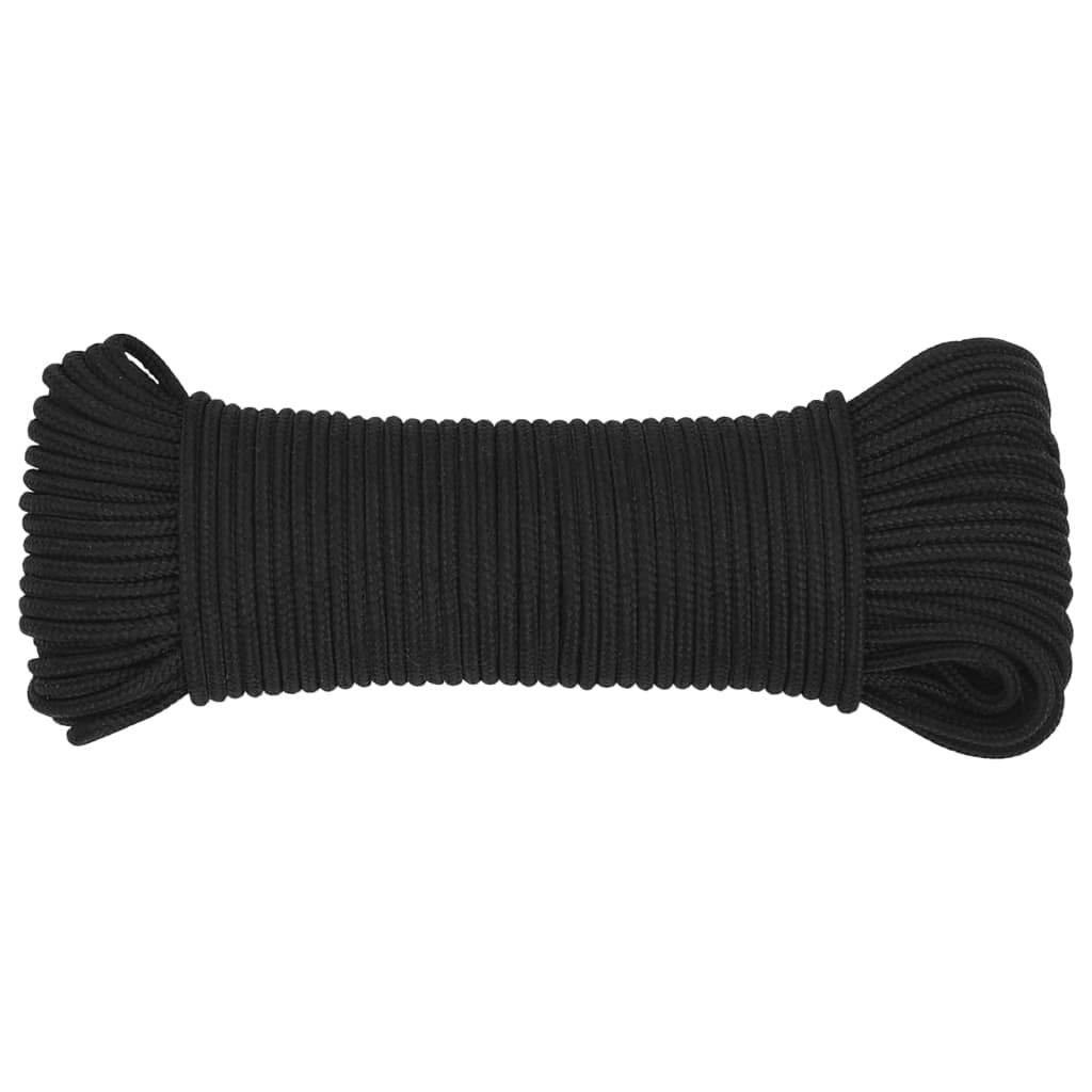Brodski konop tamnocrni 5 mm 100 m od polipropilena