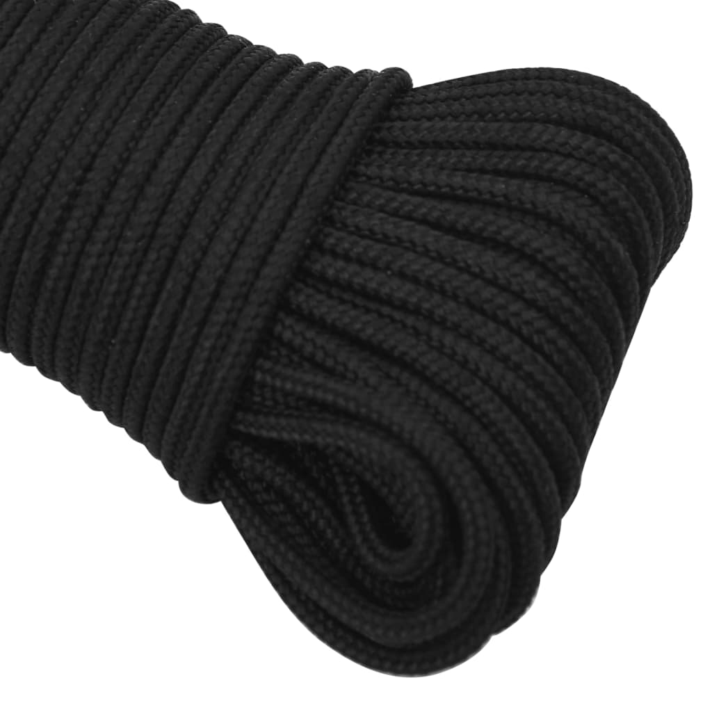 Brodski konop tamnocrni 5 mm 100 m od polipropilena