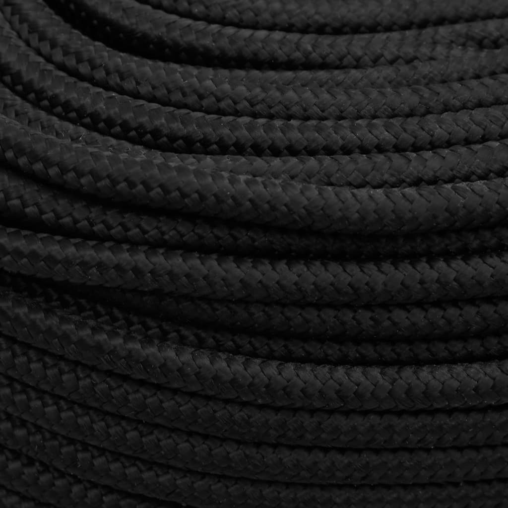 Brodski konop tamnocrni 6 mm 500 m od polipropilena