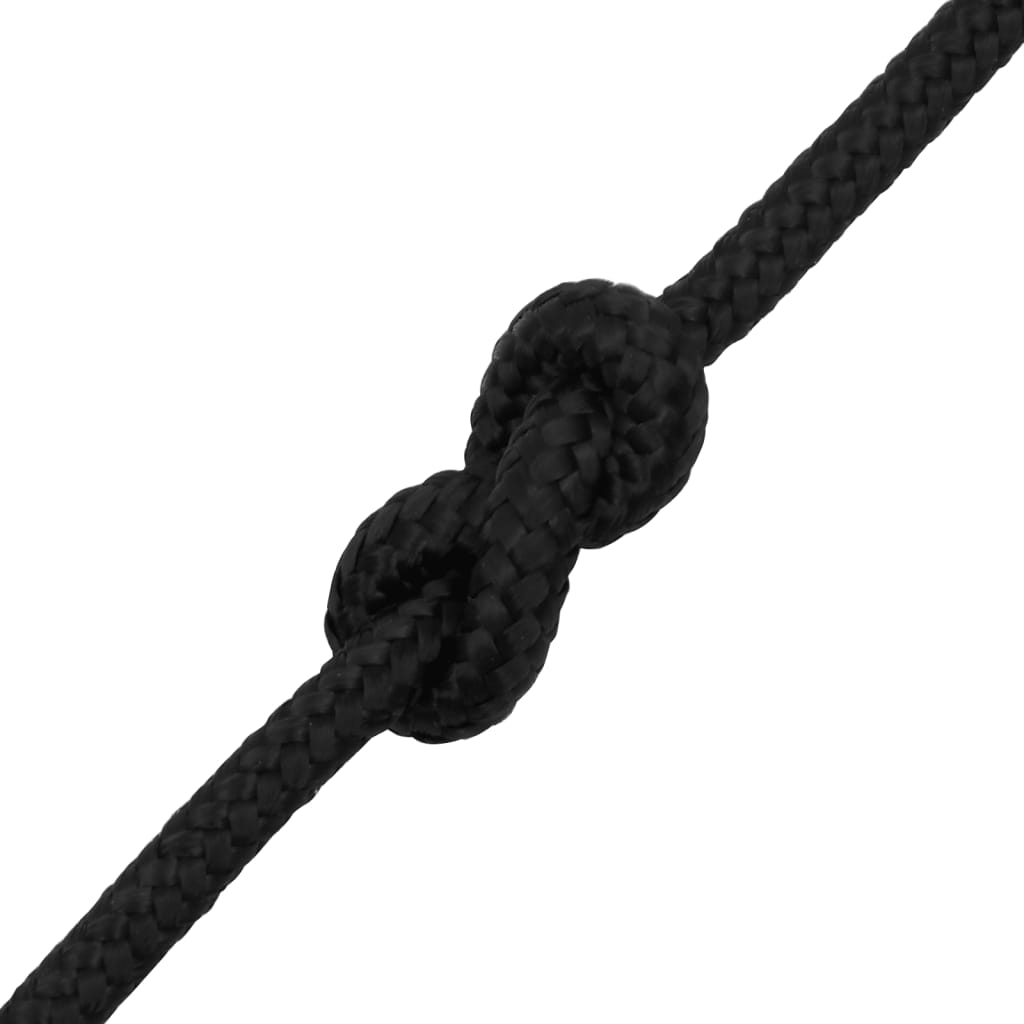 Brodski konop tamnocrni 6 mm 500 m od polipropilena