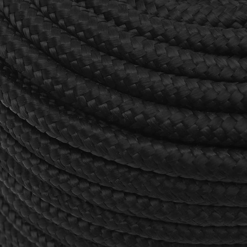 Brodski konop tamnocrni 14 mm 25 m od polipropilena