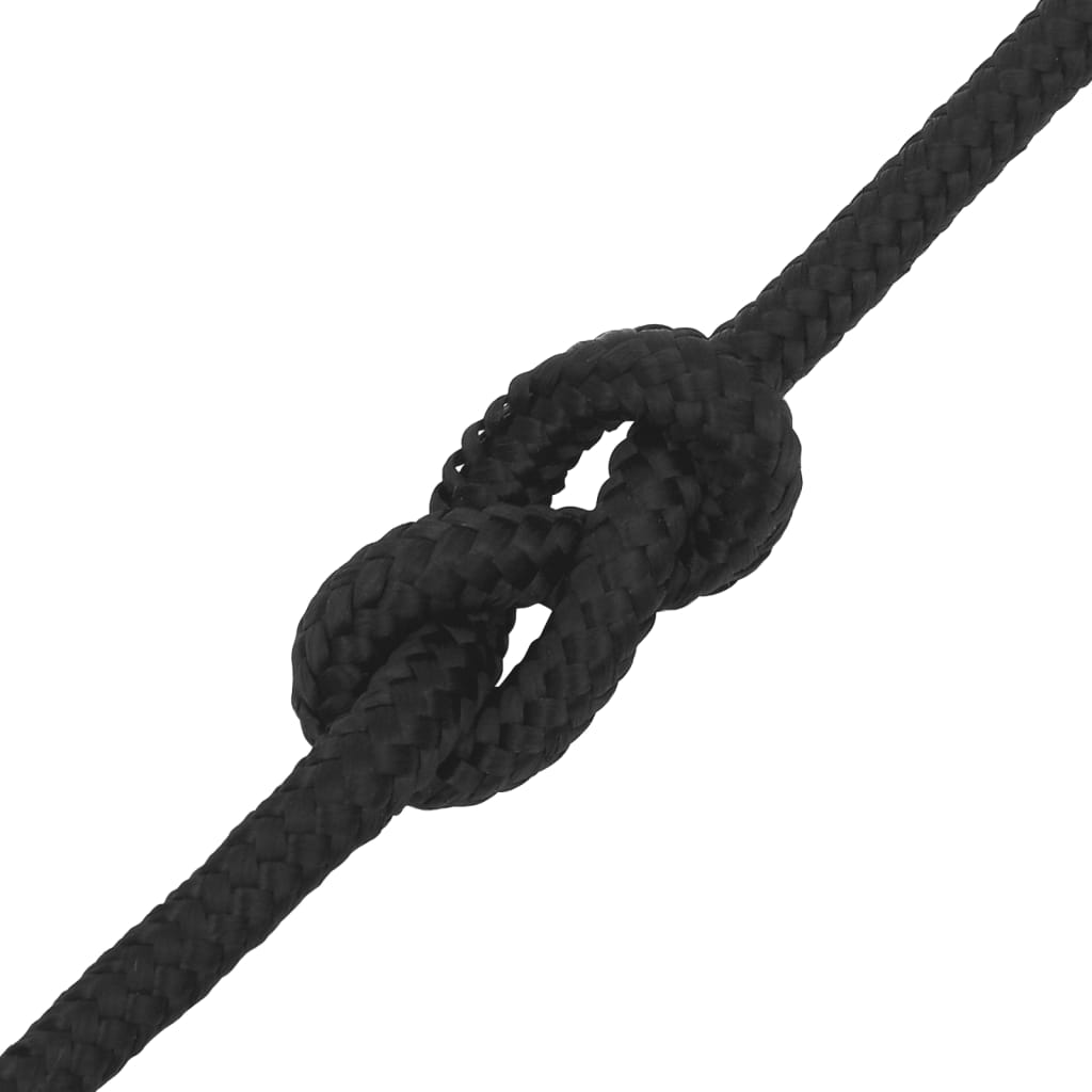 Brodski konop tamnocrni 14 mm 25 m od polipropilena