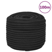 Brodski konop tamnocrni 14 mm 100 m od polipropilena