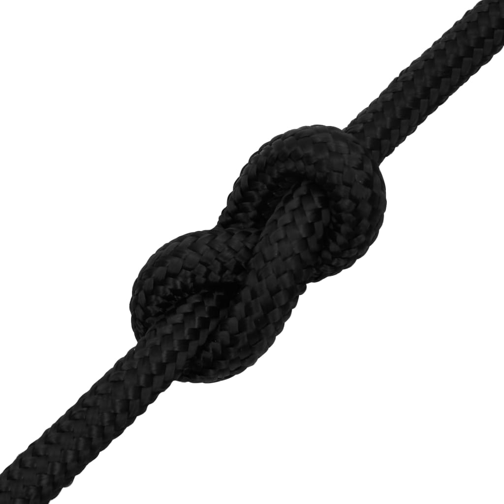 Brodski konop tamnocrni 16 mm 100 m od polipropilena
