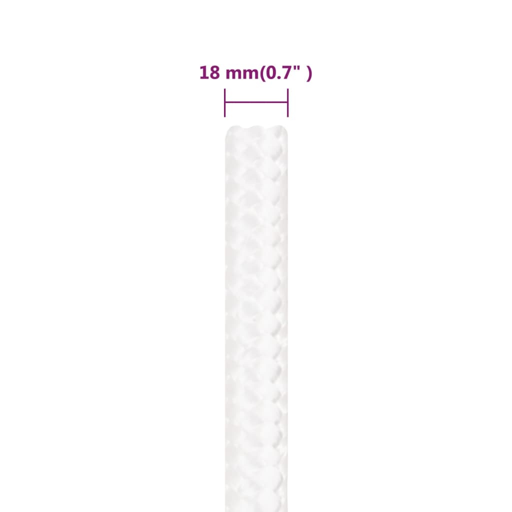Brodski konop svjetlobijeli 18 mm 50 m od polipropilena