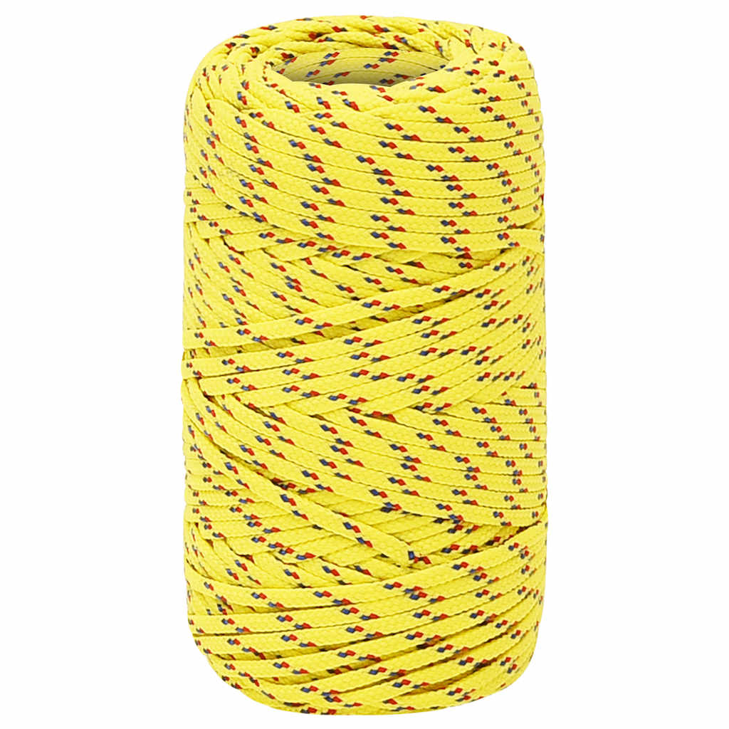 Brodski konop žuti 2 mm 50 m od polipropilena
