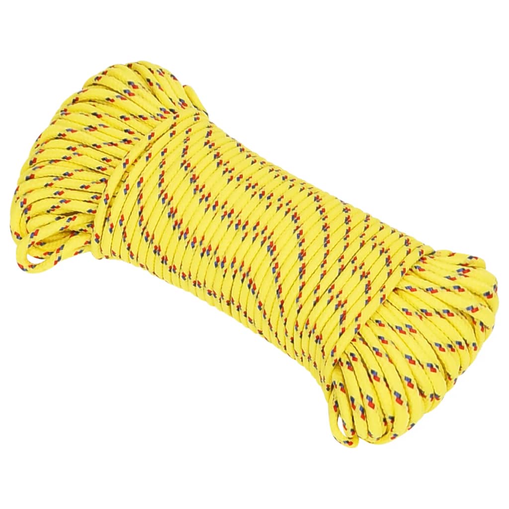 Brodski konop žuti 4 mm 500 m od polipropilena