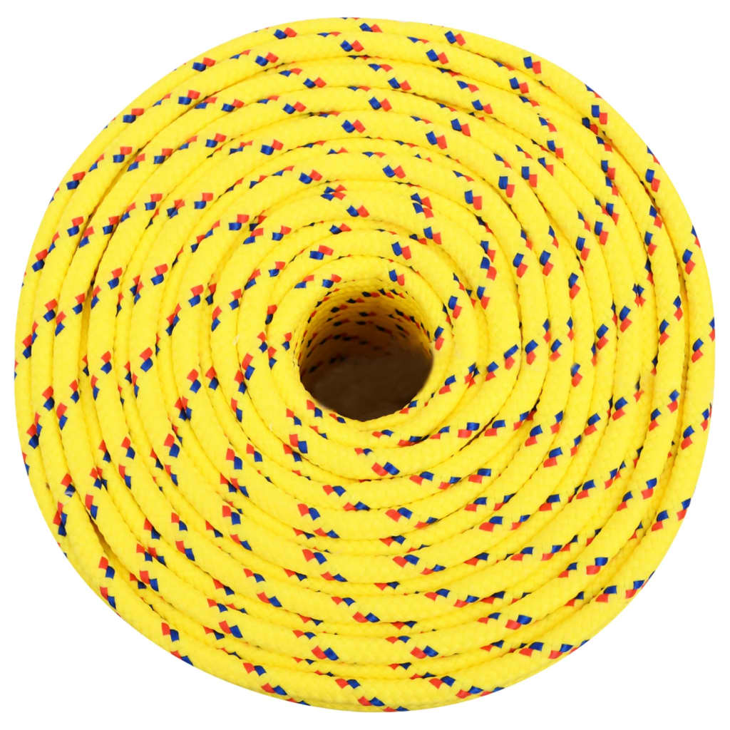 Brodski konop žuti 10 mm 25 m od polipropilena