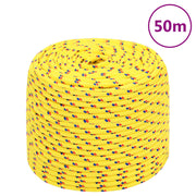 Brodski konop žuti 10 mm 50 m od polipropilena