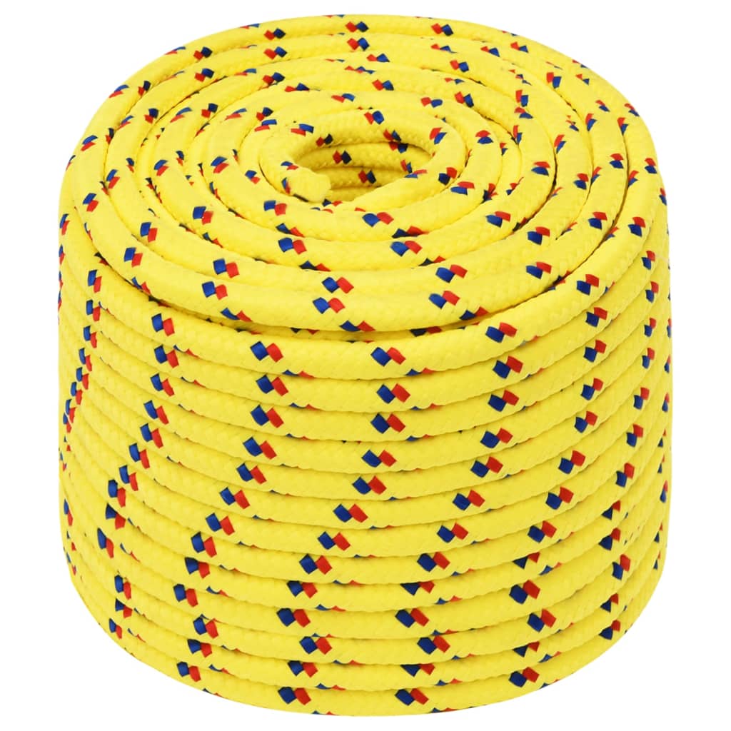 Brodski konop žuti 12 mm 25 m od polipropilena