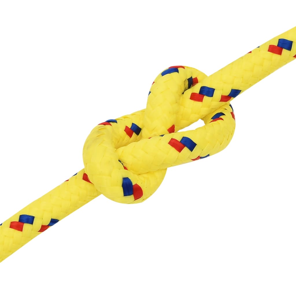 Brodski konop žuti 14 mm 100 m od polipropilena