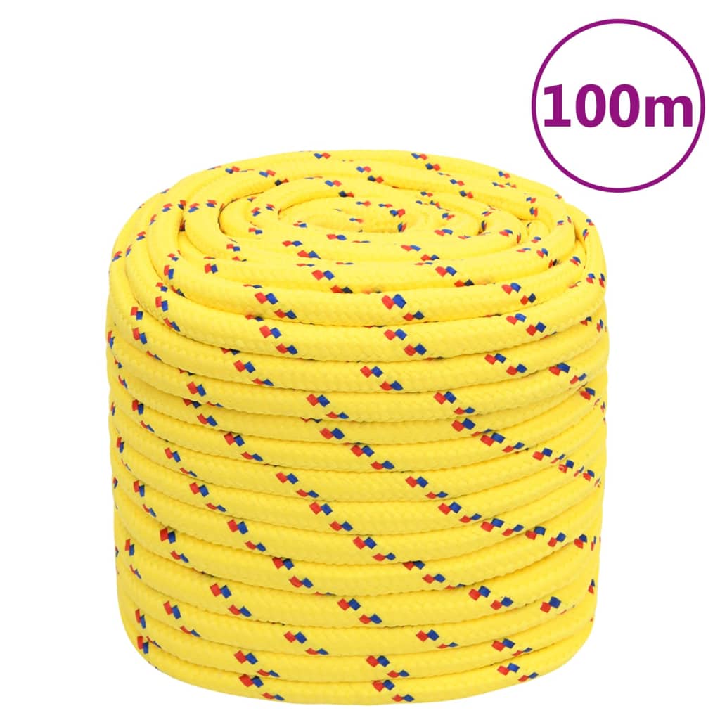 Brodski konop žuti 16 mm 100 m od polipropilena