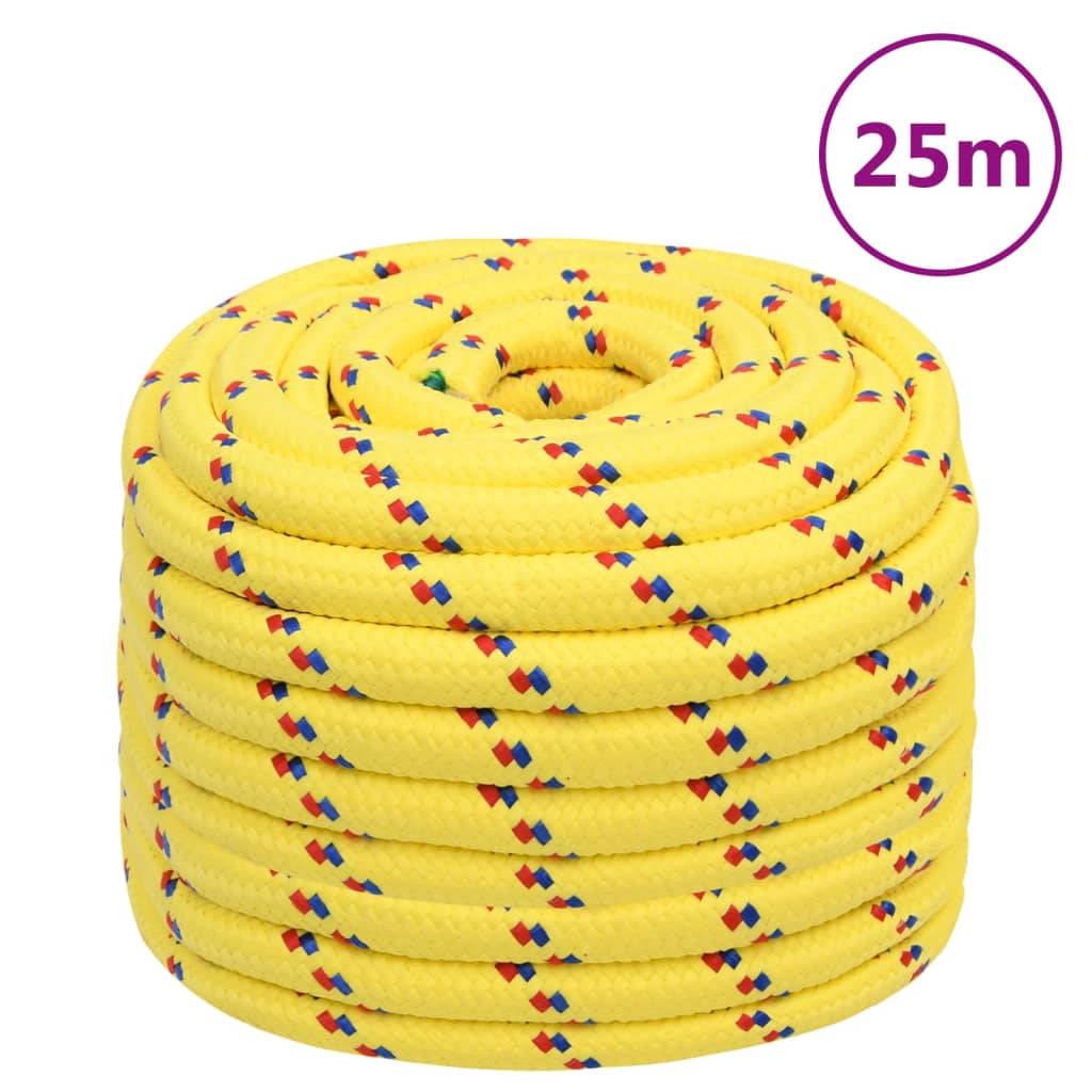Brodski konop žuti 20 mm 25 m od polipropilena