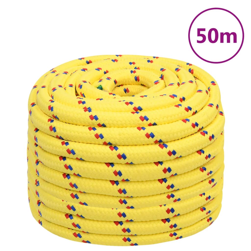 Brodski konop žuti 20 mm 50 m od polipropilena