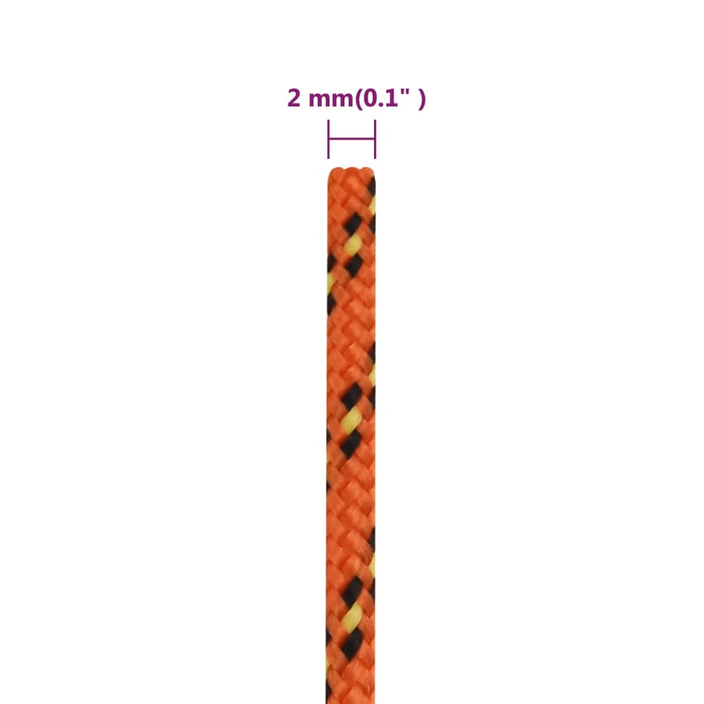 Brodski konop narančasti 2 mm 50 m od polipropilena