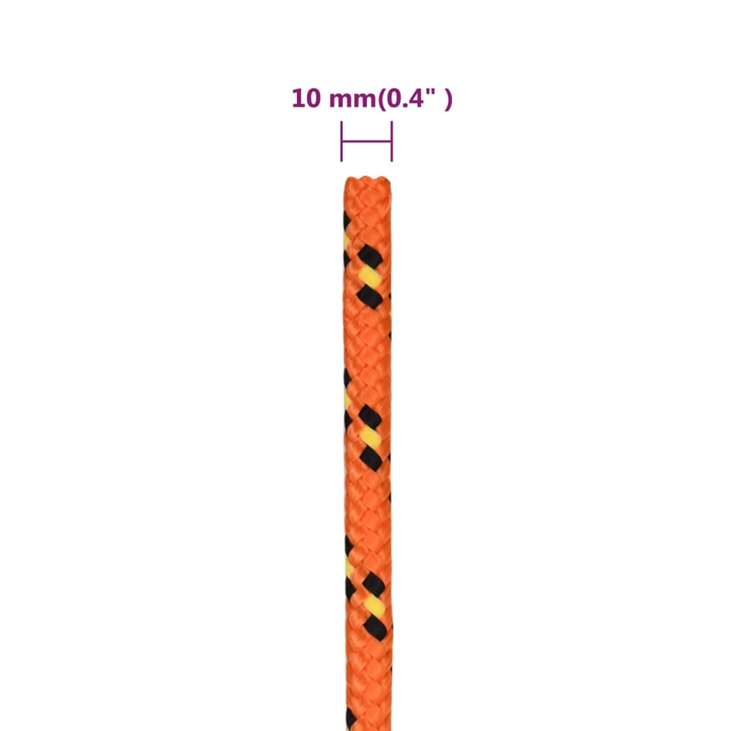 Brodski konop narančasti 10 mm 500 m od polipropilena