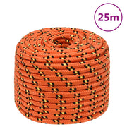 Brodski konop narančasti 12 mm 25 m od polipropilena