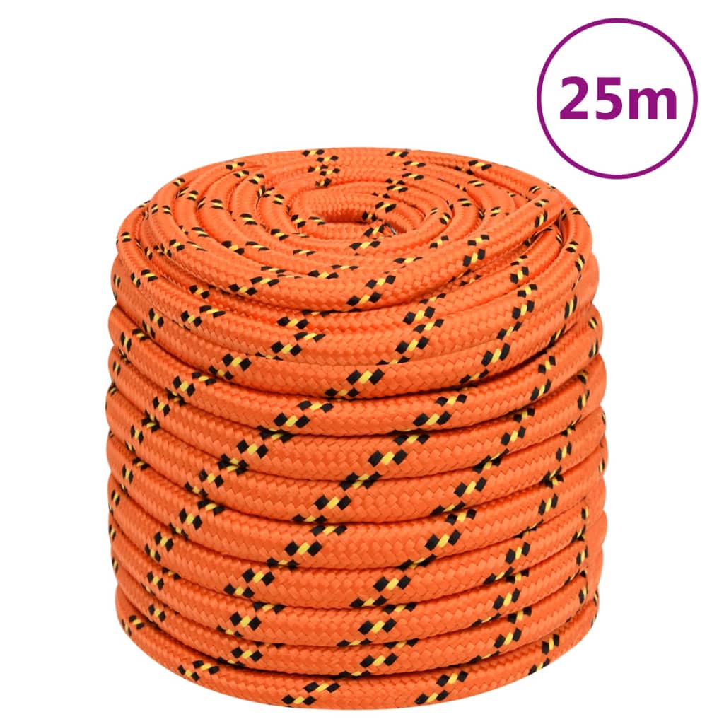 Brodski konop narančasti 18 mm 25 m od polipropilena